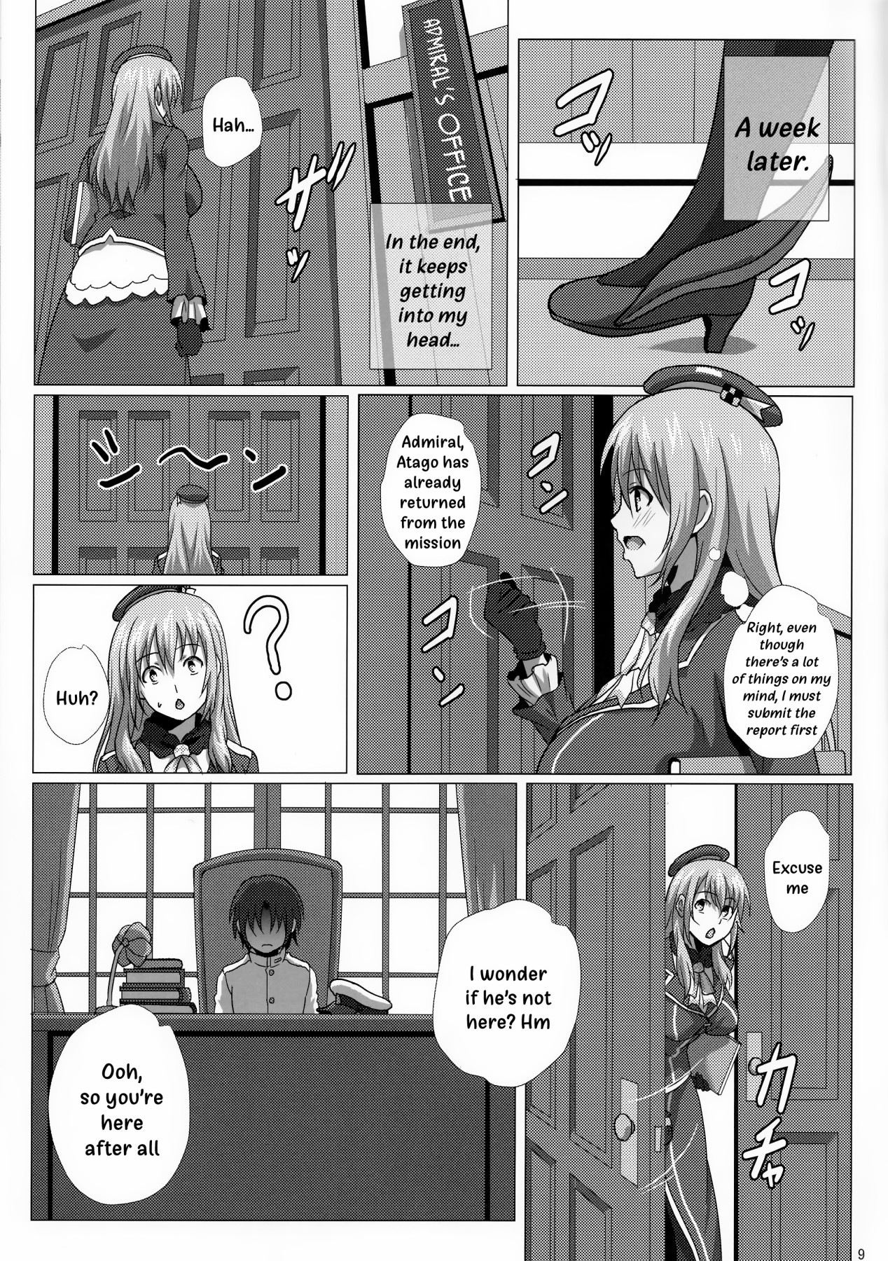 Hentai Manga Comic-Atago and the Nursing Expedition-Read-8